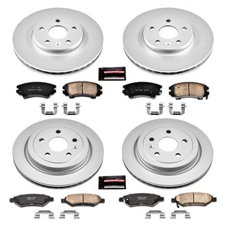 PowerStop® - Z17 Evolution Geomet® Plain Brake Kit