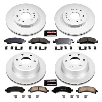 PowerStop® - Z17 Evolution Geomet® Plain Front and Rear Brake Kit