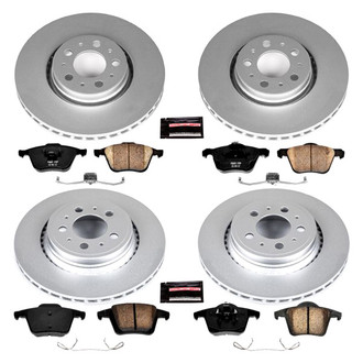 PowerStop® - Z17 Evolution Geomet® Plain Brake Kit