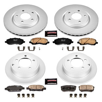 PowerStop® - Evolution Geomet® Z17 Plain Brake Kit