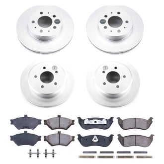 PowerStop® - Z17 Evolution Geomet® Plain Front and Rear Brake Kit