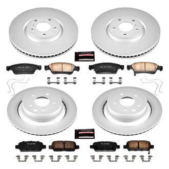 PowerStop® - Z17 Evolution Geomet® Plain Front and Rear Brake Kit