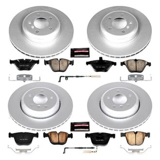 PowerStop® - Z17 Evolution Geomet® Plain Front and Rear Brake Kit