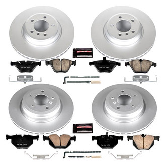 PowerStop® - Z17 Evolution Geomet® Plain Front and Rear Brake Kit