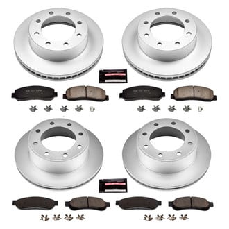 PowerStop® - Z17 Evolution Geomet® Plain Front and Rear Brake Kit