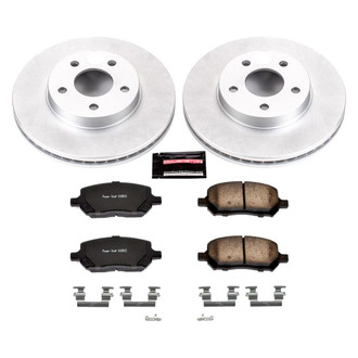 PowerStop® - Z17 Evolution Geomet® Plain Front Brake Kit