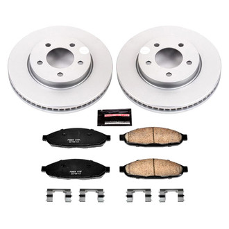 PowerStop® - Z17 Evolution Geomet® Plain Front Brake Kit
