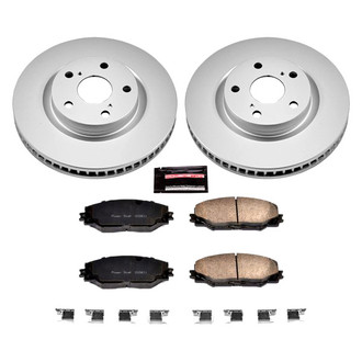 PowerStop® - Z17 Evolution Geomet® Plain Front Brake Kit