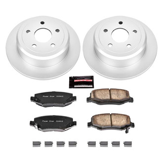 PowerStop® - Z17 Evolution Geomet® Plain Rear Brake Kit