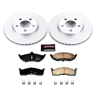 PowerStop® - Z17 Evolution Geomet® Plain Front Brake Kit