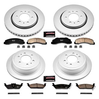 PowerStop® - Z17 Evolution Geomet® Plain Front and Rear Brake Kit