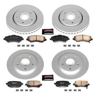 PowerStop® - Z17 Evolution Geomet® Plain Front and Rear Brake Kit