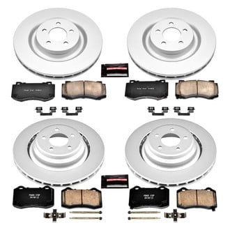 PowerStop® - Z17 Evolution Geomet® Plain Front and Rear Brake Kit