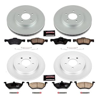 PowerStop® - Z17 Evolution Geomet® Plain Front and Rear Brake Kit