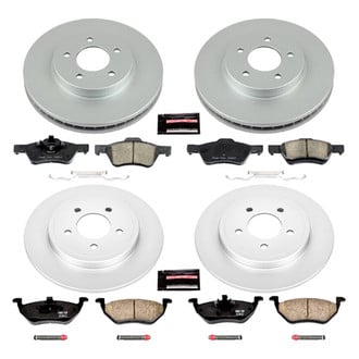 PowerStop® - Z17 Evolution Geomet® Plain Front and Rear Brake Kit