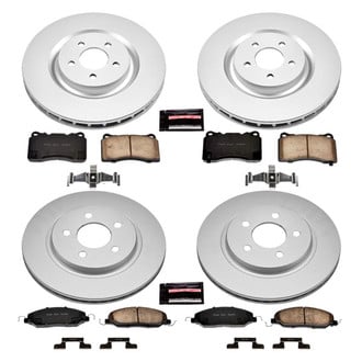 PowerStop® - Z17 Evolution Geomet® Plain Front and Rear Brake Kit