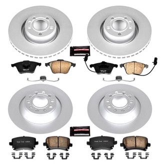 PowerStop® - Z17 Evolution Geomet® Plain Front and Rear Brake Kit