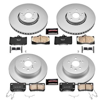 PowerStop® - Z17 Evolution Geomet® Plain Front and Rear Brake Kit