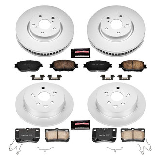 PowerStop® - Z17 Evolution Geomet® Plain Front and Rear Brake Kit
