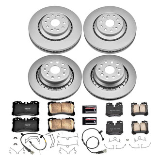 PowerStop® - Z17 Evolution Geomet® Plain Front and Rear Brake Kit