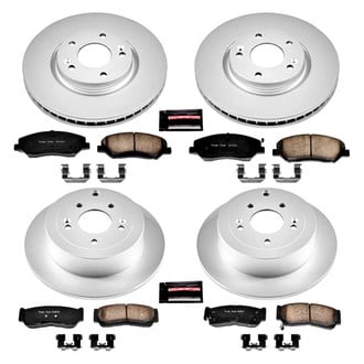 PowerStop® - Z17 Evolution Geomet® Plain Front and Rear Brake Kit
