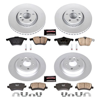 PowerStop® - Z17 Evolution Geomet® Plain Front and Rear Brake Kit