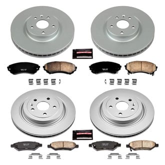 PowerStop® - Z17 Evolution Geomet® Plain Front and Rear Brake Kit