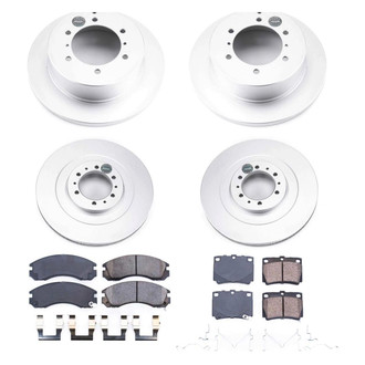 PowerStop® - Z17 Evolution Geomet® Plain Front and Rear Brake Kit