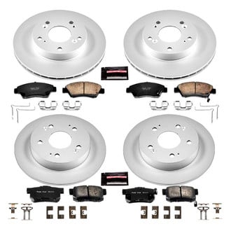 PowerStop® - Z17 Evolution Geomet® Plain Front and Rear Brake Kit
