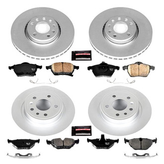 PowerStop® - Z17 Evolution Geomet® Plain Front and Rear Brake Kit