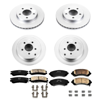 PowerStop® - Evolution Geomet® Z17 Plain Brake Kit