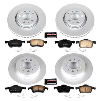 PowerStop® - Z17 Evolution Geomet® Plain Front and Rear Brake Kit