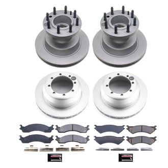PowerStop® - Z17 Evolution Geomet® Plain Front and Rear Brake Kit