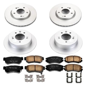 PowerStop® - Z17 Evolution Geomet® Plain Front and Rear Brake Kit