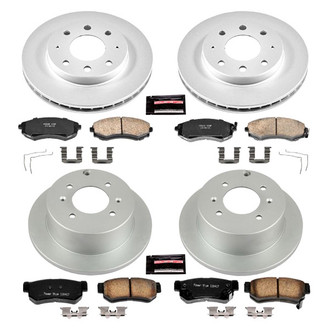 PowerStop® - Z17 Evolution Geomet® Plain Brake Kit