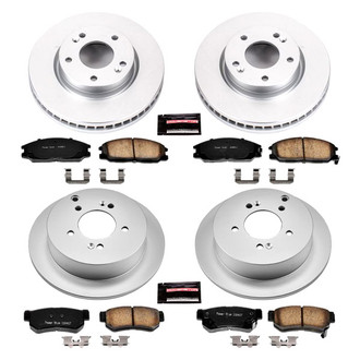 PowerStop® - Z17 Evolution Geomet® Plain Front and Rear Brake Kit