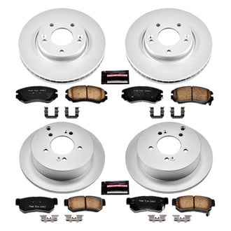 PowerStop® - Z17 Evolution Geomet® Plain Front and Rear Brake Kit