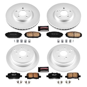 PowerStop® - Z17 Evolution Geomet® Plain Front and Rear Brake Kit