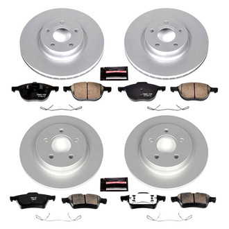 PowerStop® - Z17 Evolution Geomet® Plain Front and Rear Brake Kit