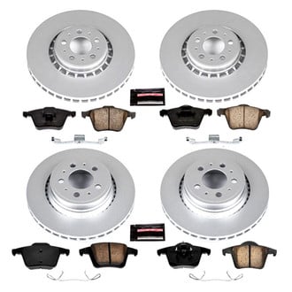 PowerStop® - Z17 Evolution Geomet® Plain Front and Rear Brake Kit