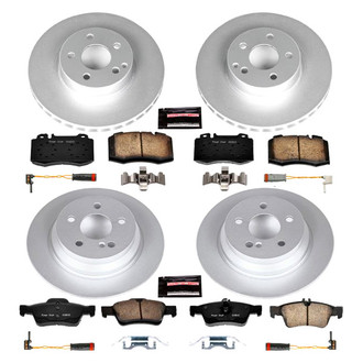 PowerStop® - Z17 Evolution Geomet® Plain Front and Rear Brake Kit