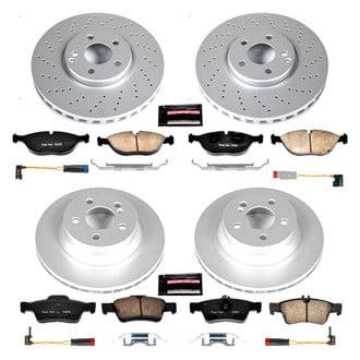 PowerStop® - Z17 Evolution Geomet® Plain Front and Rear Brake Kit