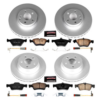 PowerStop® - Z17 Evolution Geomet® Plain Front and Rear Brake Kit