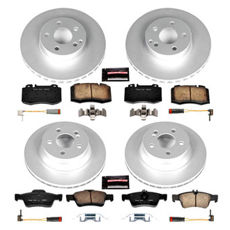 PowerStop® - Z17 Evolution Geomet® Plain Front and Rear Brake Kit