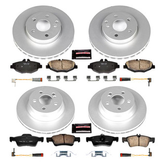 PowerStop® - Z17 Evolution Geomet® Plain Front and Rear Brake Kit