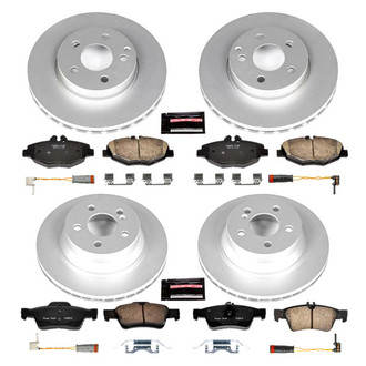 PowerStop® - Z17 Evolution Geomet® Plain Front and Rear Brake Kit