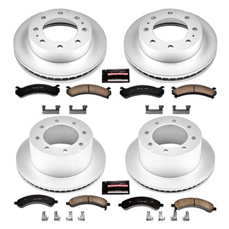 PowerStop® - Z17 Evolution Geomet® Plain Front and Rear Brake Kit