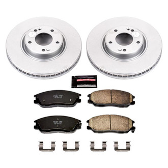 PowerStop® - Z17 Evolution Geomet® Plain Front Brake Kit