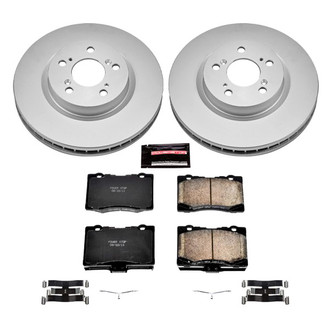 PowerStop® - Z17 Evolution Geomet® Plain Front Brake Kit