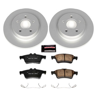 PowerStop® - Z17 Evolution Geomet® Plain Rear Brake Kit